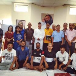 3 Days Art of Living Happiness Programme Concluded on 13th July 2019 at Hengrabari Guwahati Centre