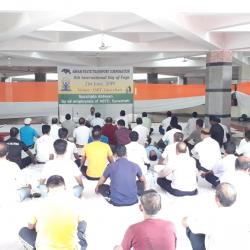 Observation of International Day Of Yoga at ISBT by ASTC Officials on 21-06-2019